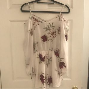 Dynamite floral romper